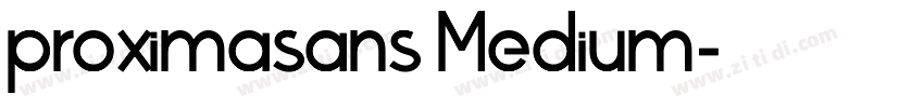 proximasans Medium字体转换